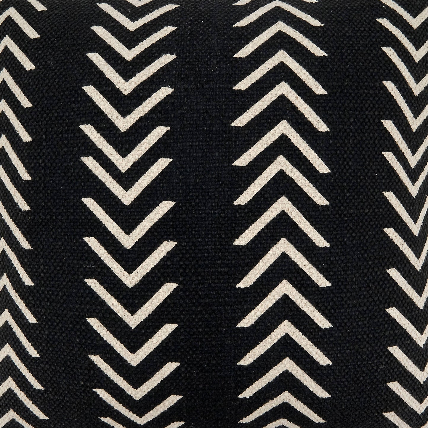 Throw Pillow Cover with Chevron Design 18"