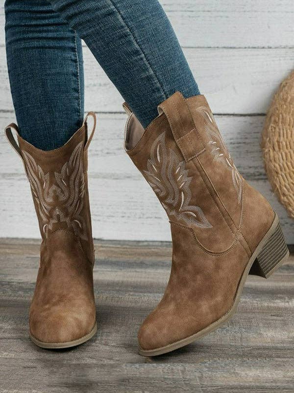 Embroidered Cowgirl Boots