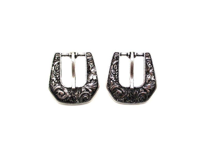 Belt Buckle Post Earring