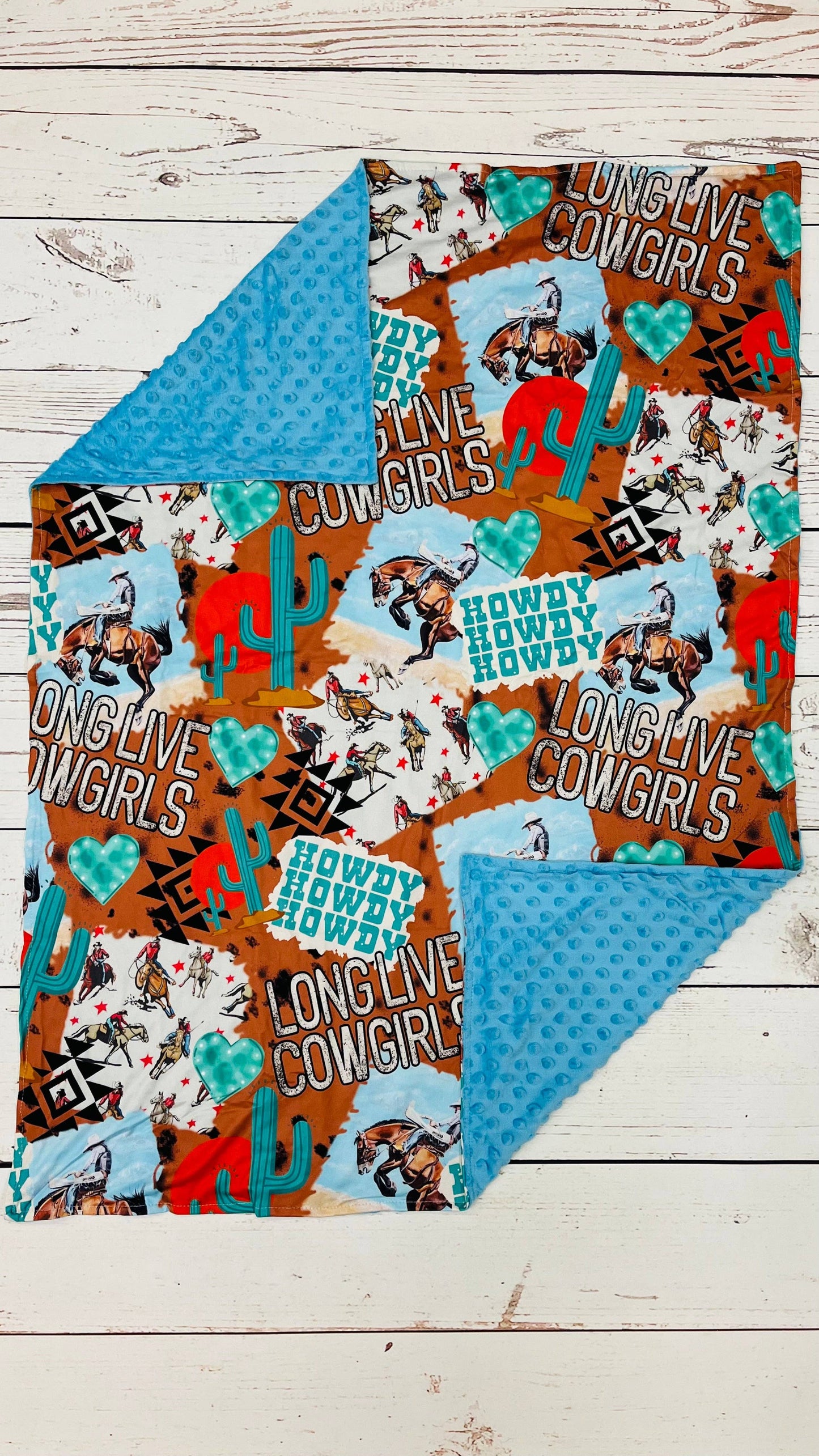 Howdy Cowgirls Blanket