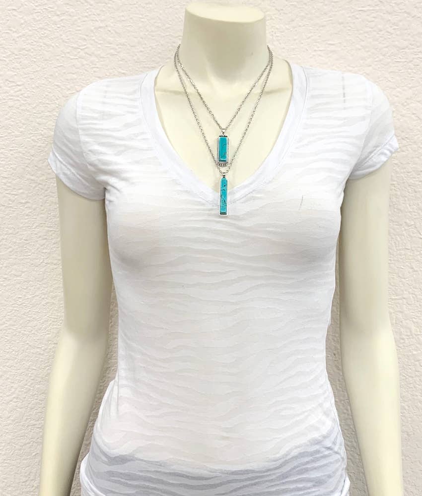 Bar Turquoise Necklace