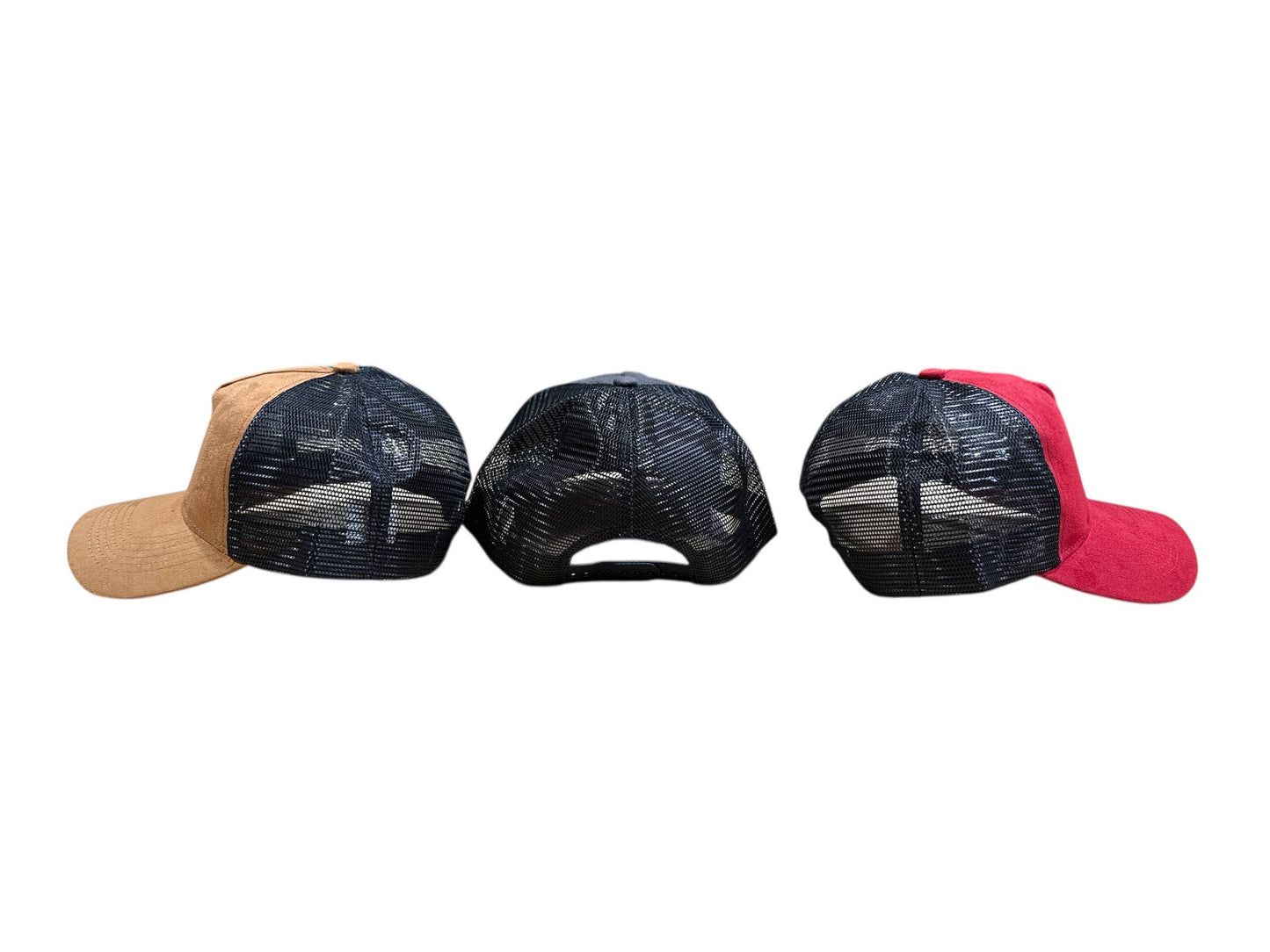 Vegan Suede Trucker Hat