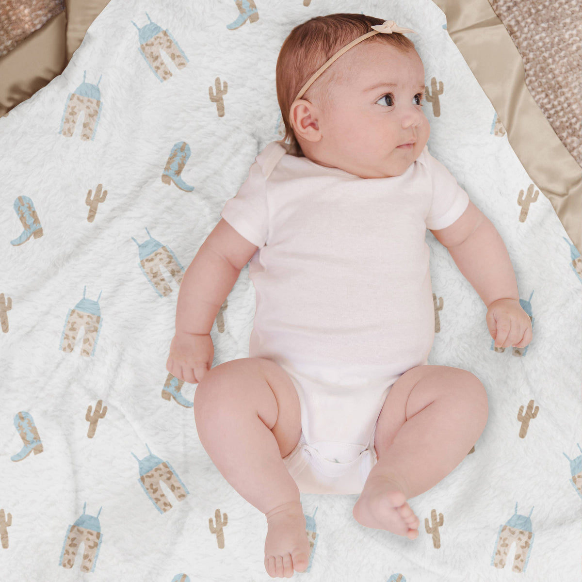 Howdy Partner Reversible Blanket