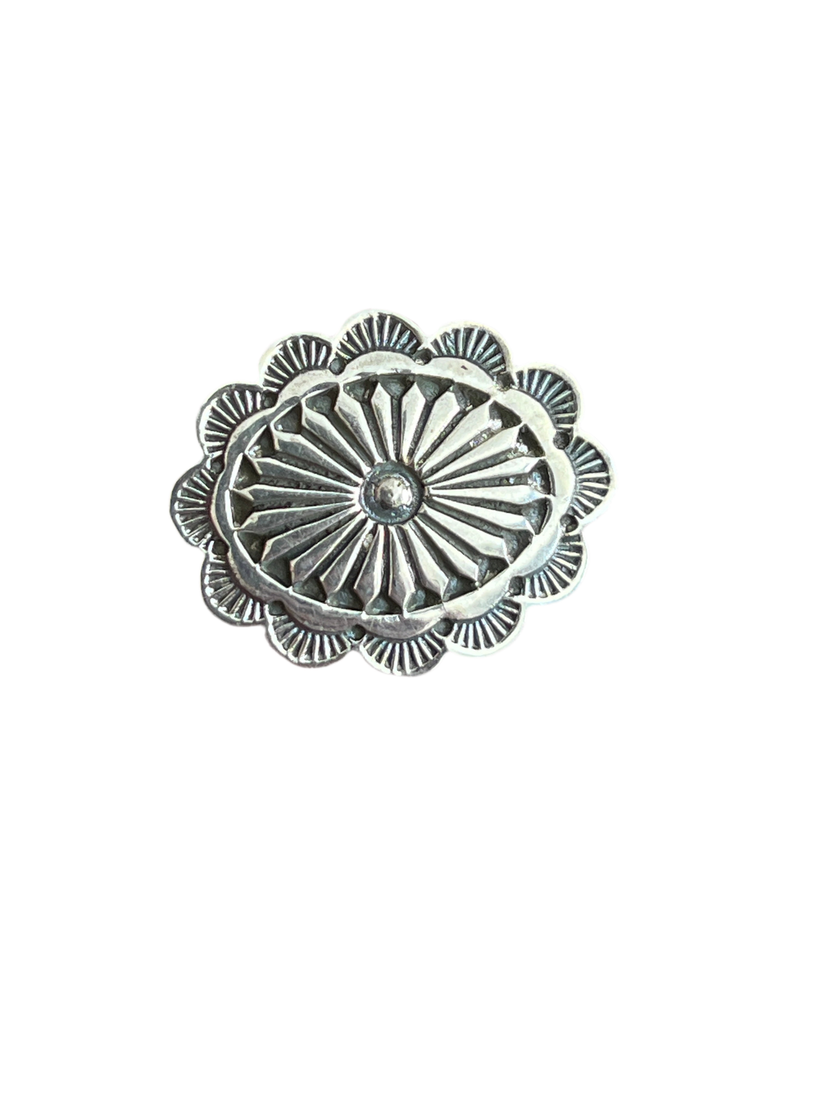 Sterling Silver Concho Slide