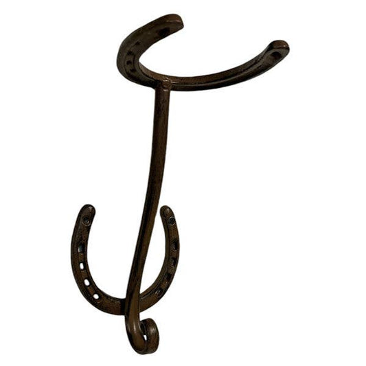 METAL HORSESHOE HAT HOLDER WITH HOOK