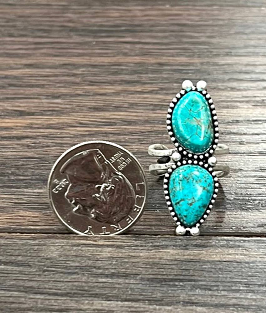 Turquoise Adjustable Ring