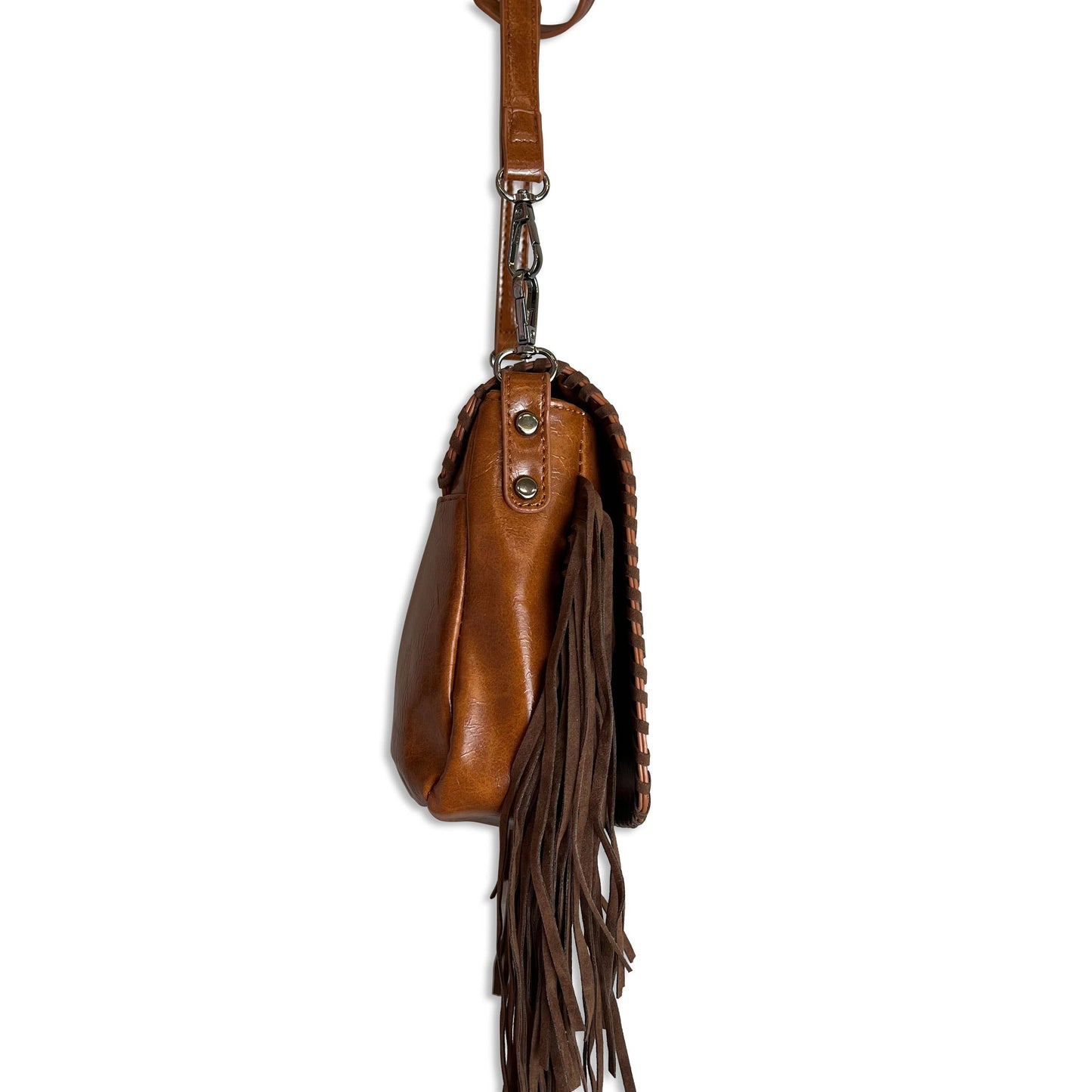 Cowhide Fringe Crossbody