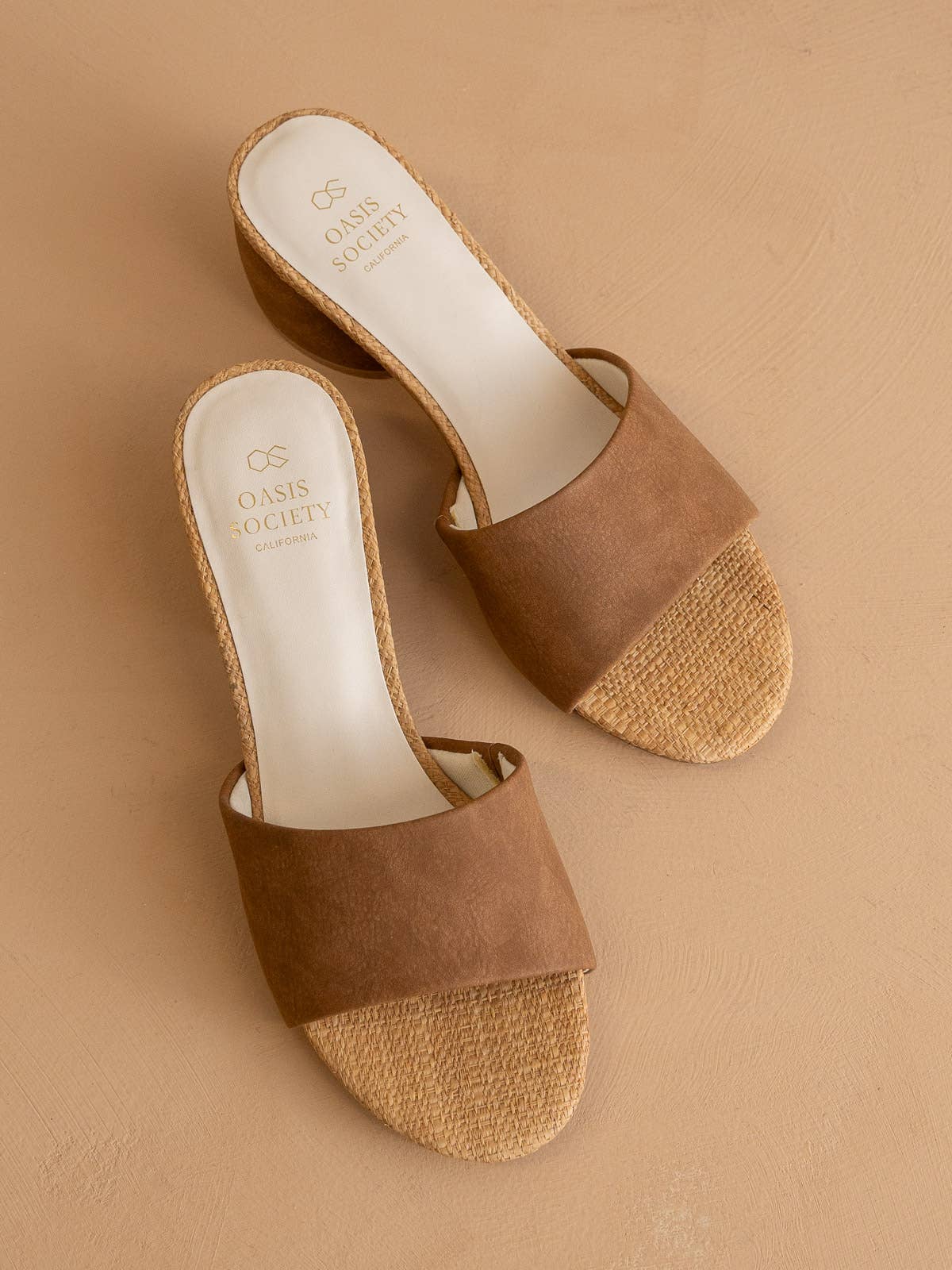 The Paloma Brown Vegan Leather Sandals
