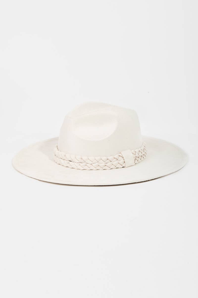 Double Rope Braid Fedora Hat
