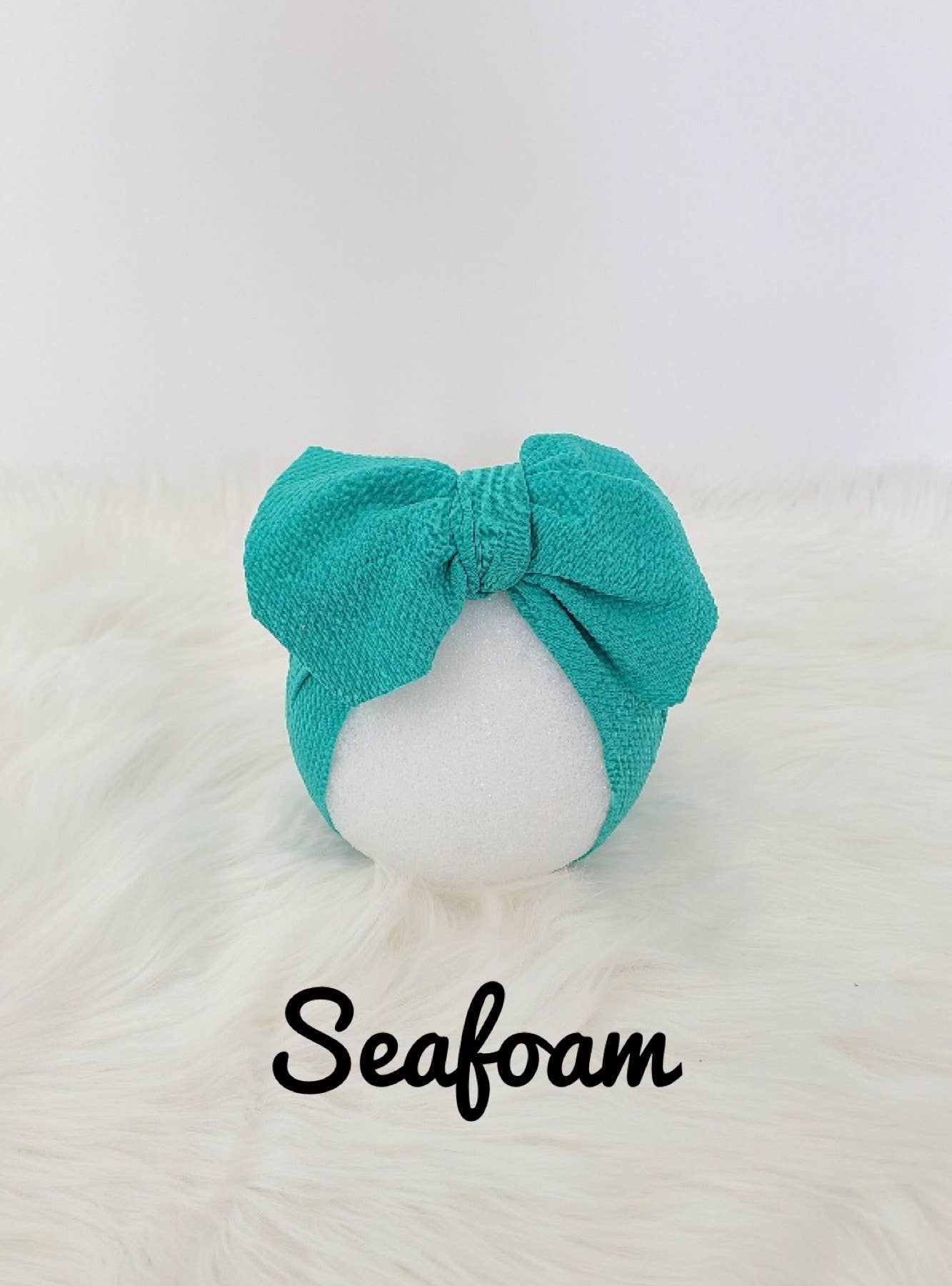 Waffle Head Wraps: Seafoam