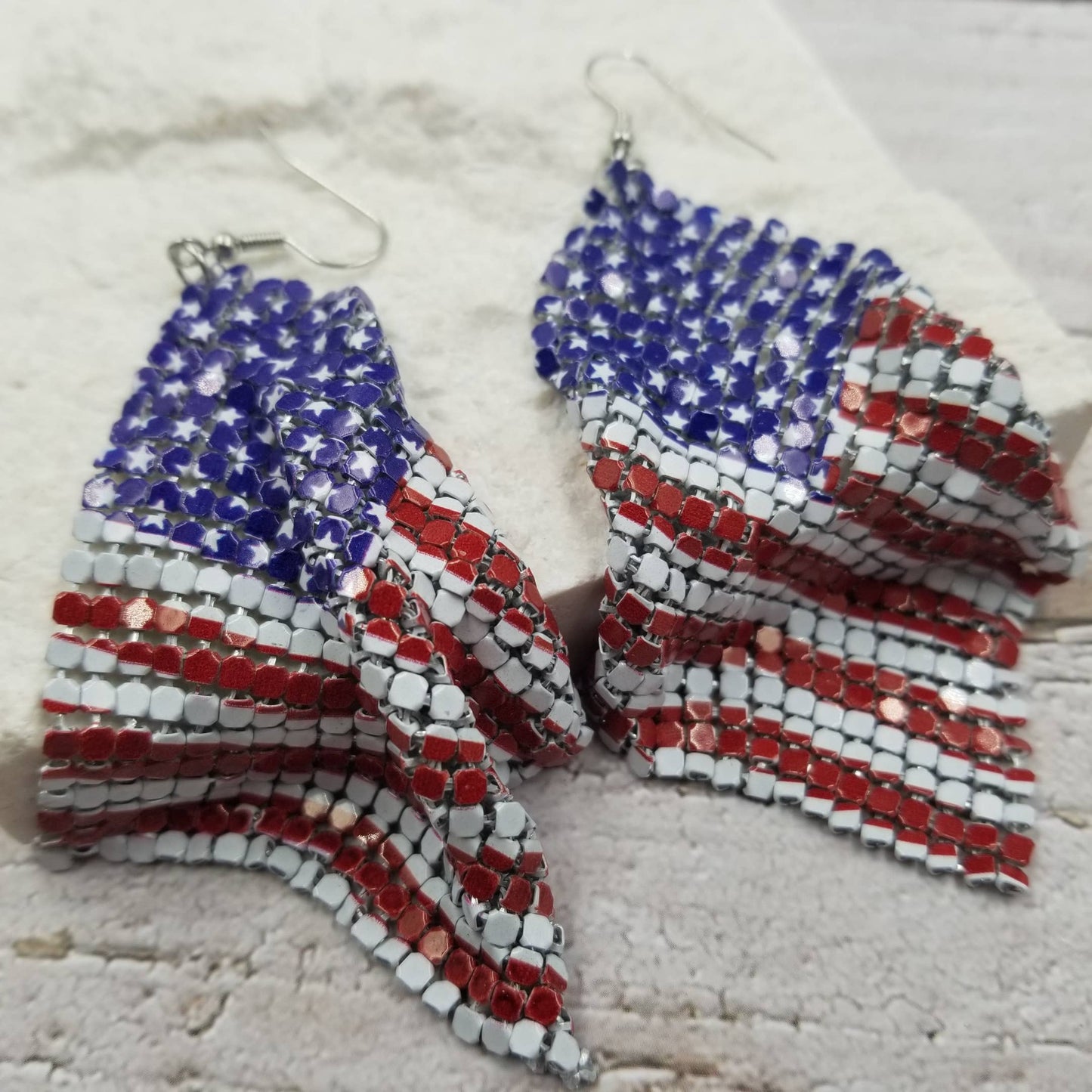Flag Earrings Independence Day Earrings