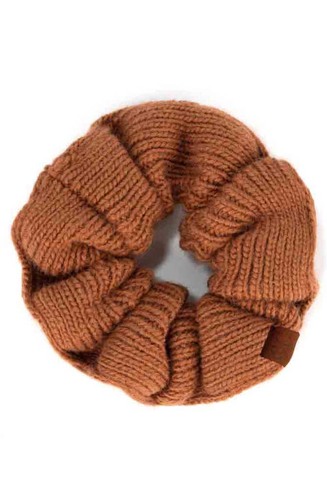 Clay Knit Scrunchies