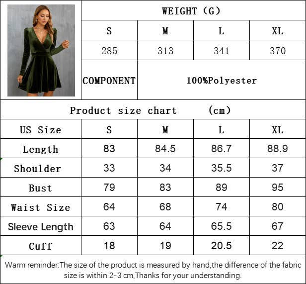 A-LINE VELVET DRESS