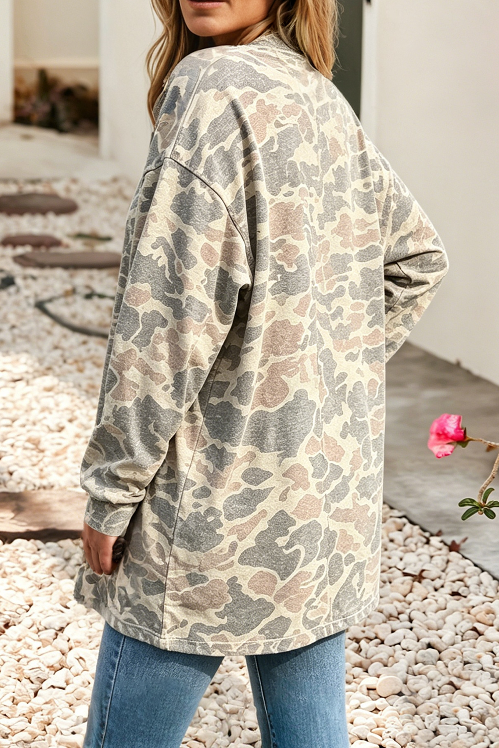Camouflage Cardigan
