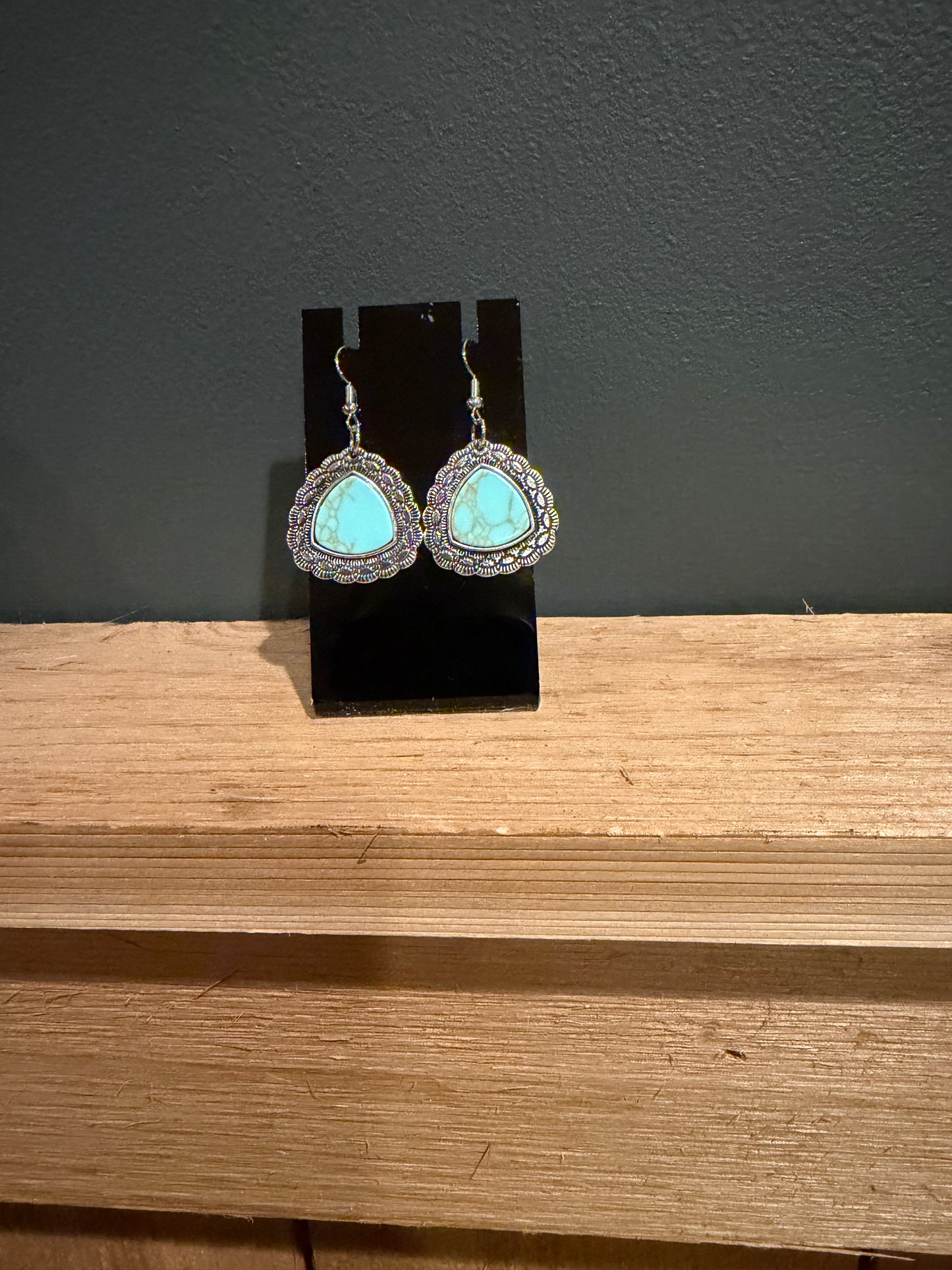 Silver and Turquoise Earrings