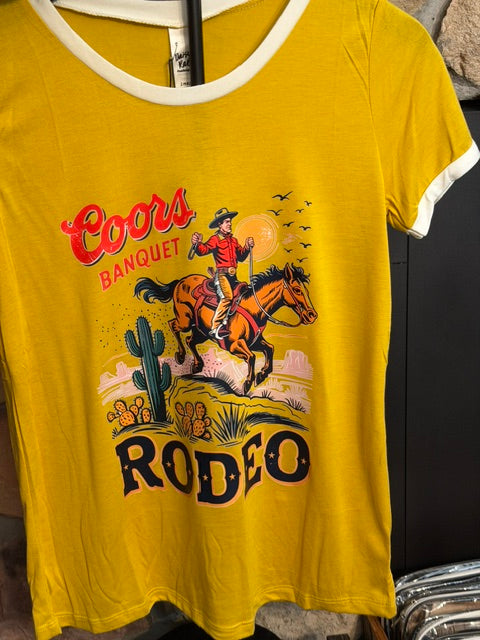 Coor's Banquet Rodeo Ringer Tee