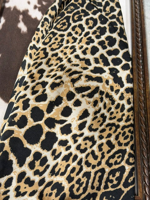 Brown Cheetah Wild Rag