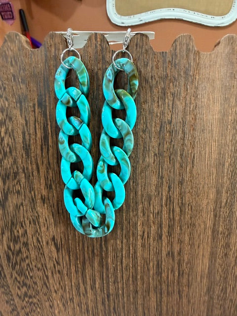 Large Turquoise Hat Chain