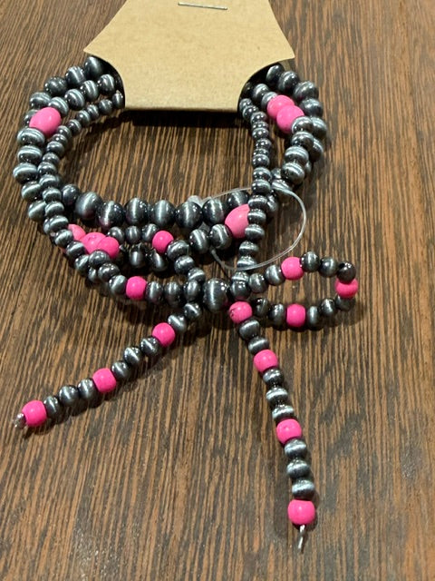 Navajo Bead Bow Bracelet
