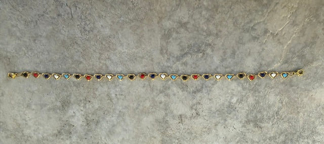 MULTI HEART HAT CHAIN