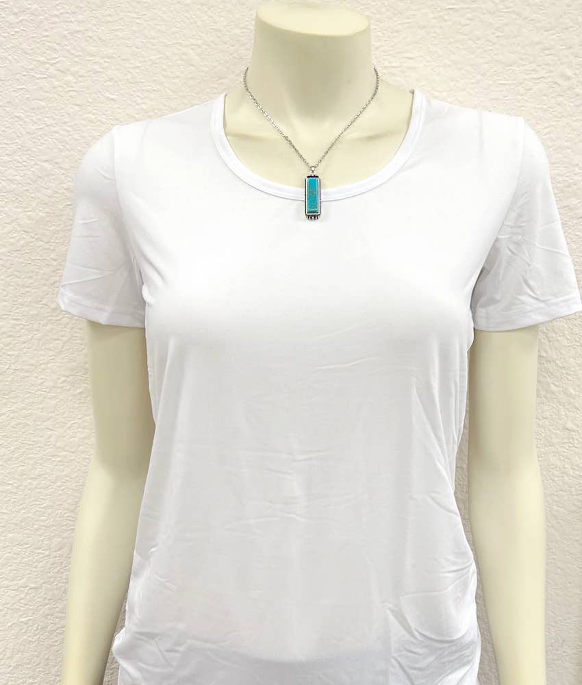 Bar Turquoise Necklace