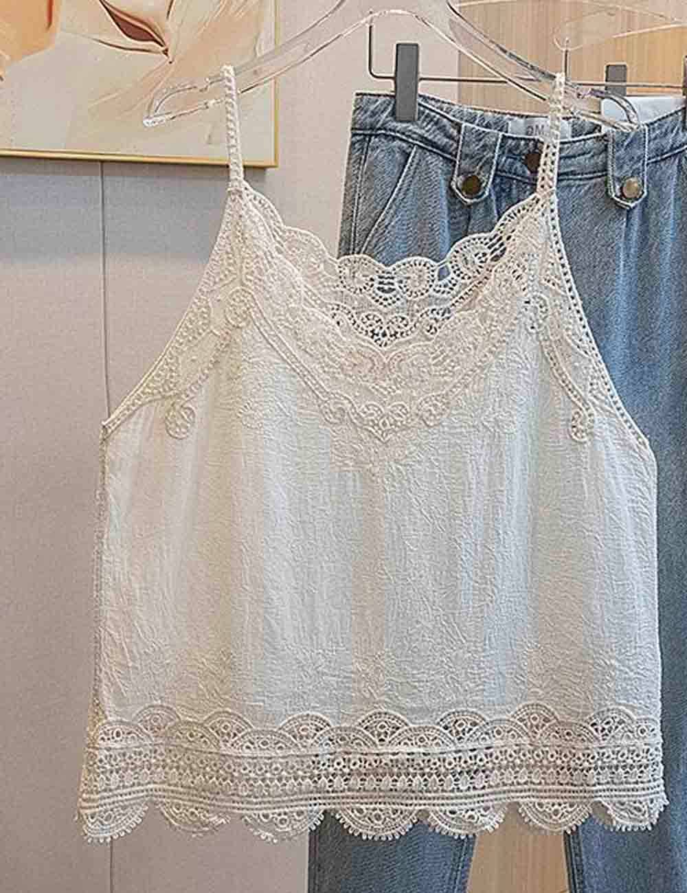 Lace Embroidery Cami