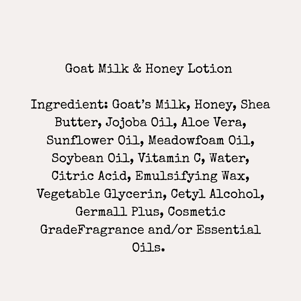 Women’s Goat Milk & Honey Lotion — Barn & Hive: Southern Nights