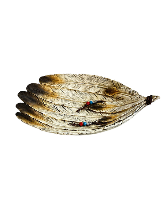 FEATHER PLATER SOUTHWEST DECOR