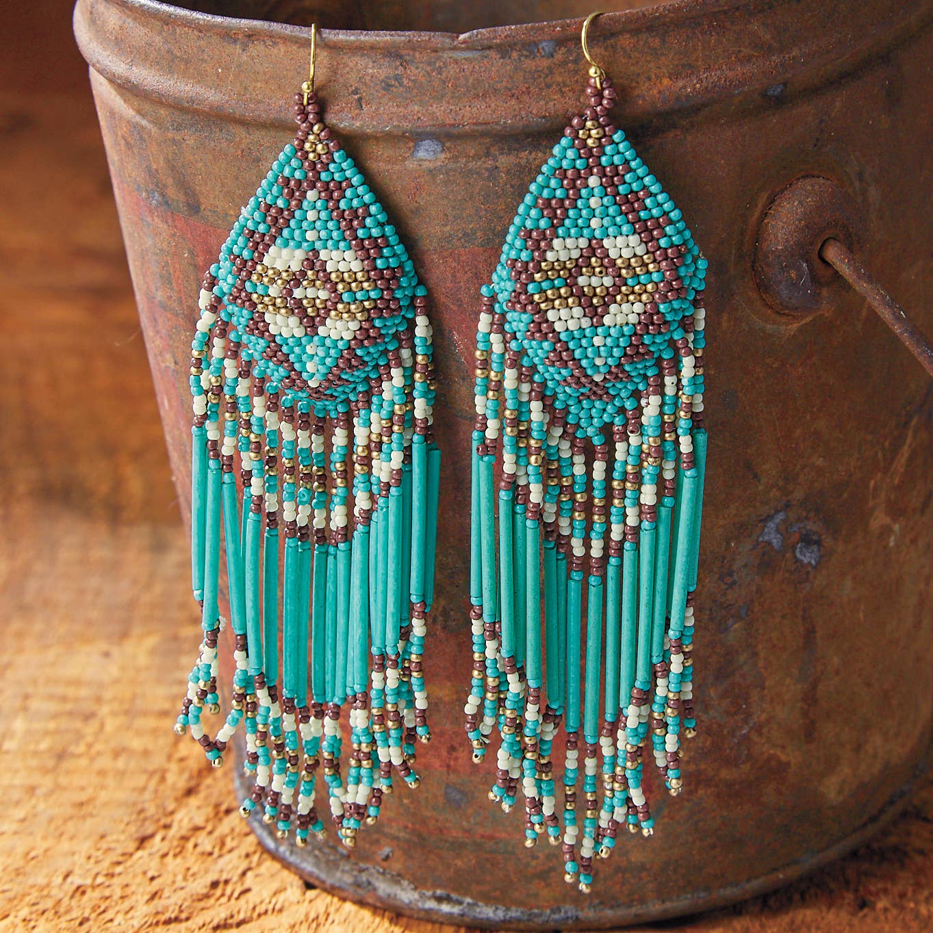 Western Seedbead Earrings