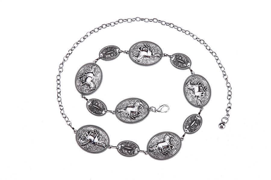 Horse Concho Belt