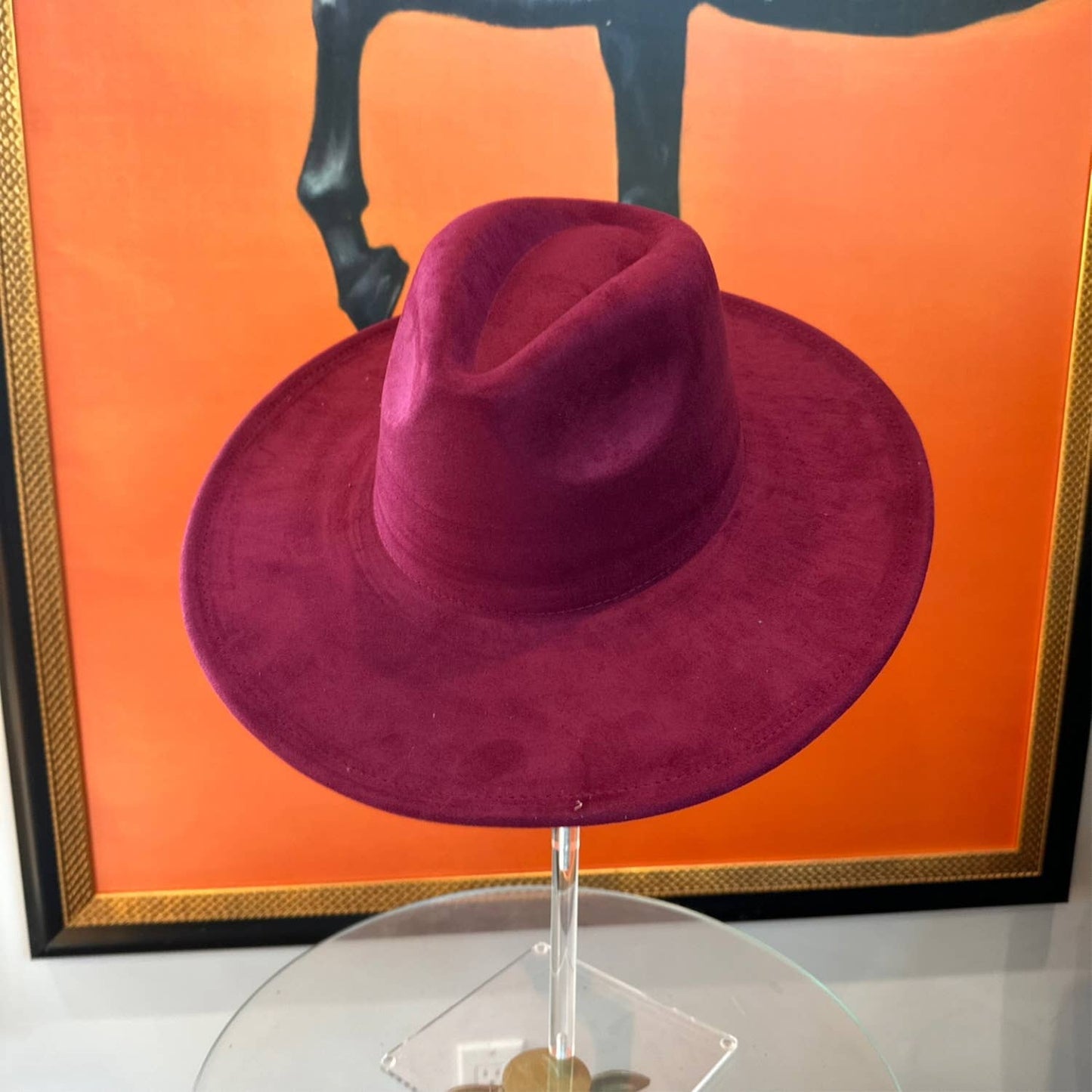 Classic Wide Brim Suede Premium Hat