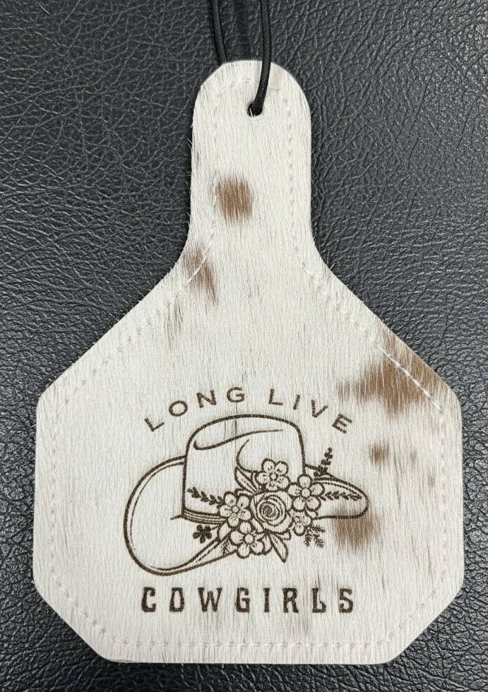 Long Live Cowgirls Cowhide Freshener