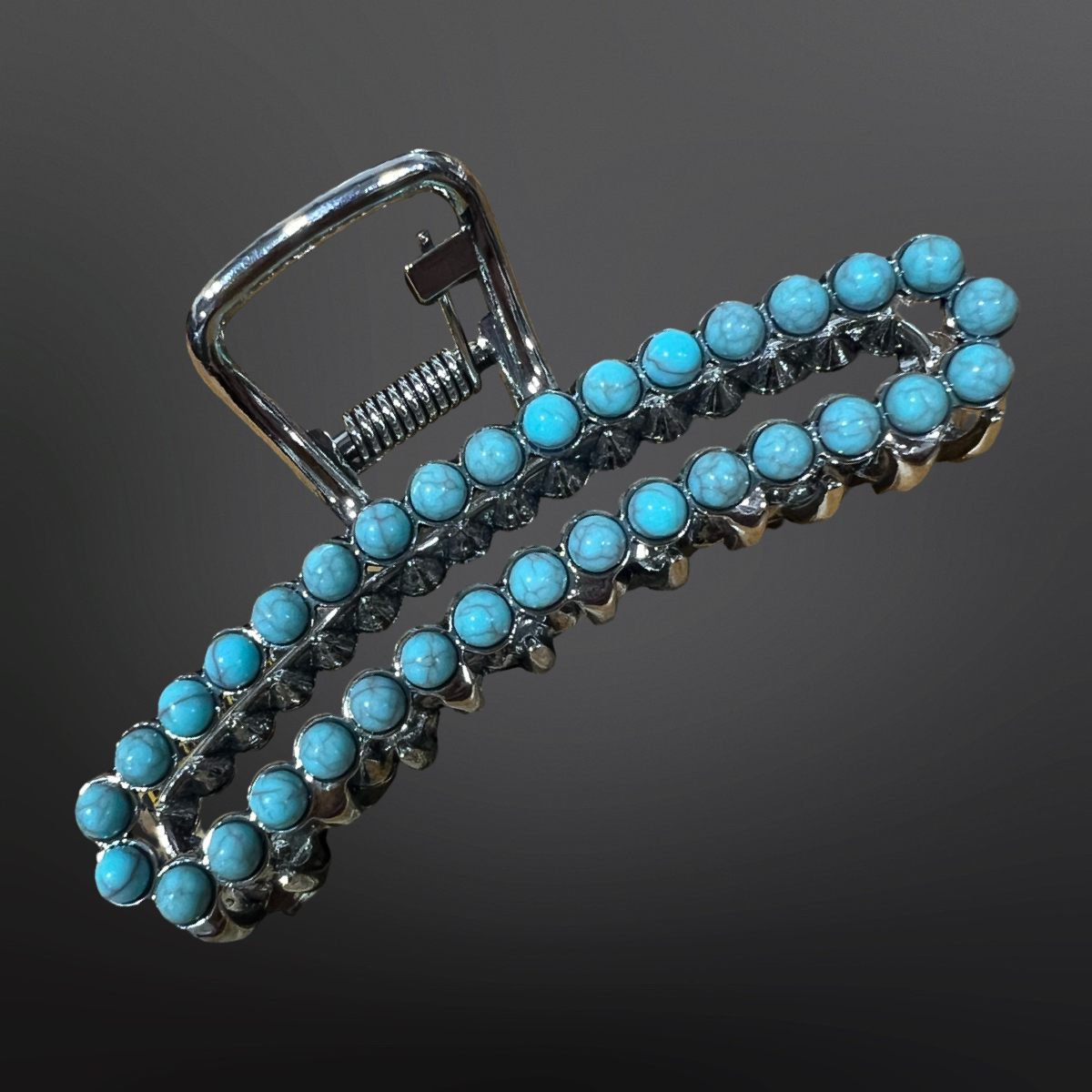 Turquoise Claw Clip