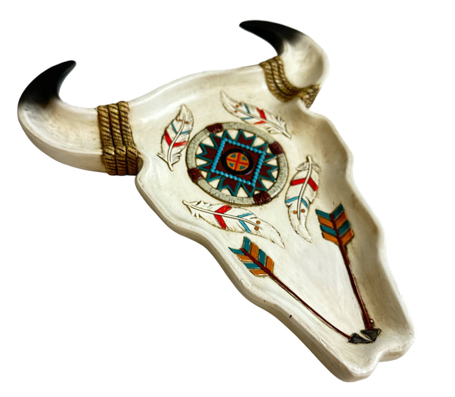 TRIBAL BULL HEAD PLATE