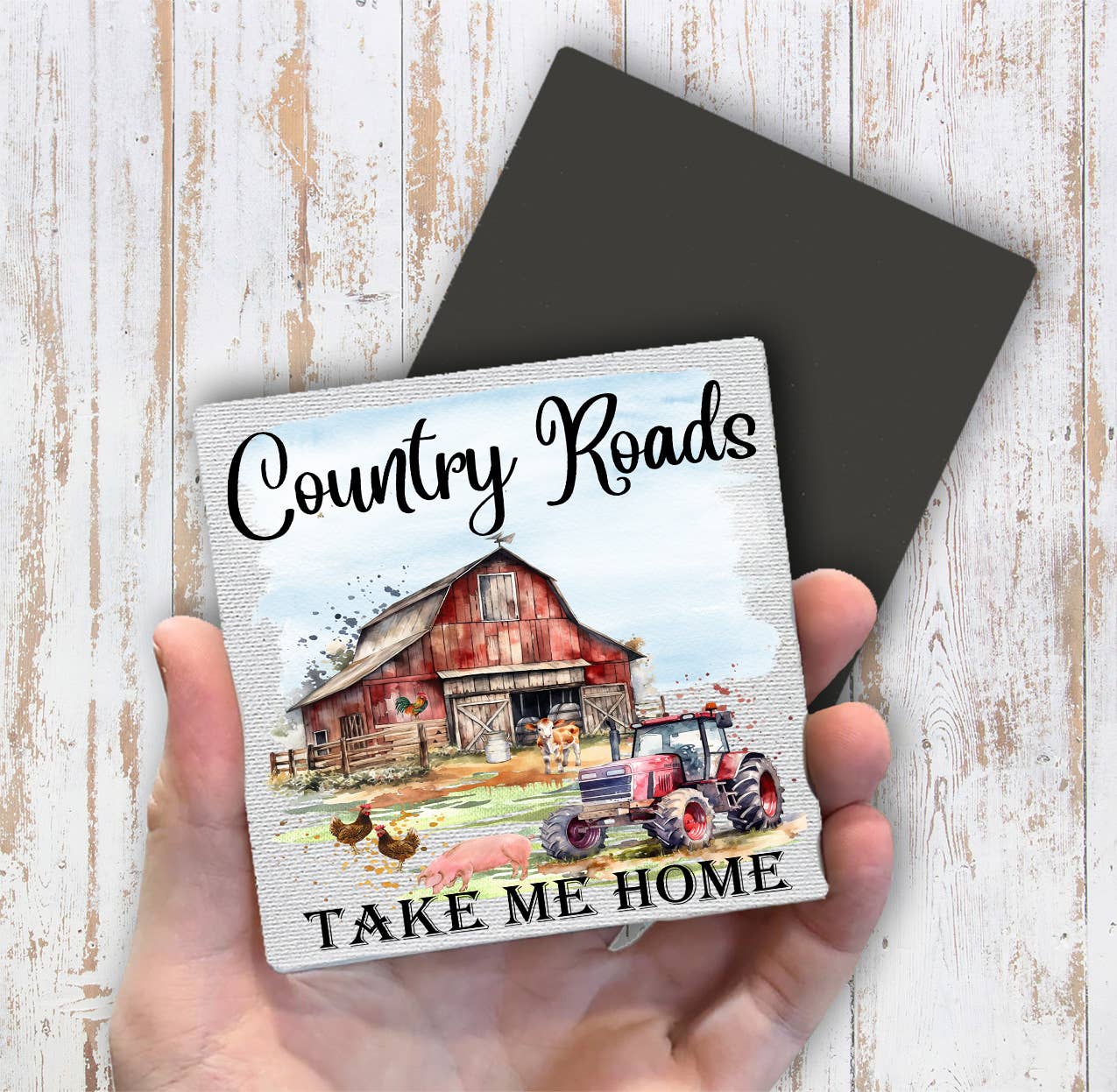 Country road take me home Magnet Fridge