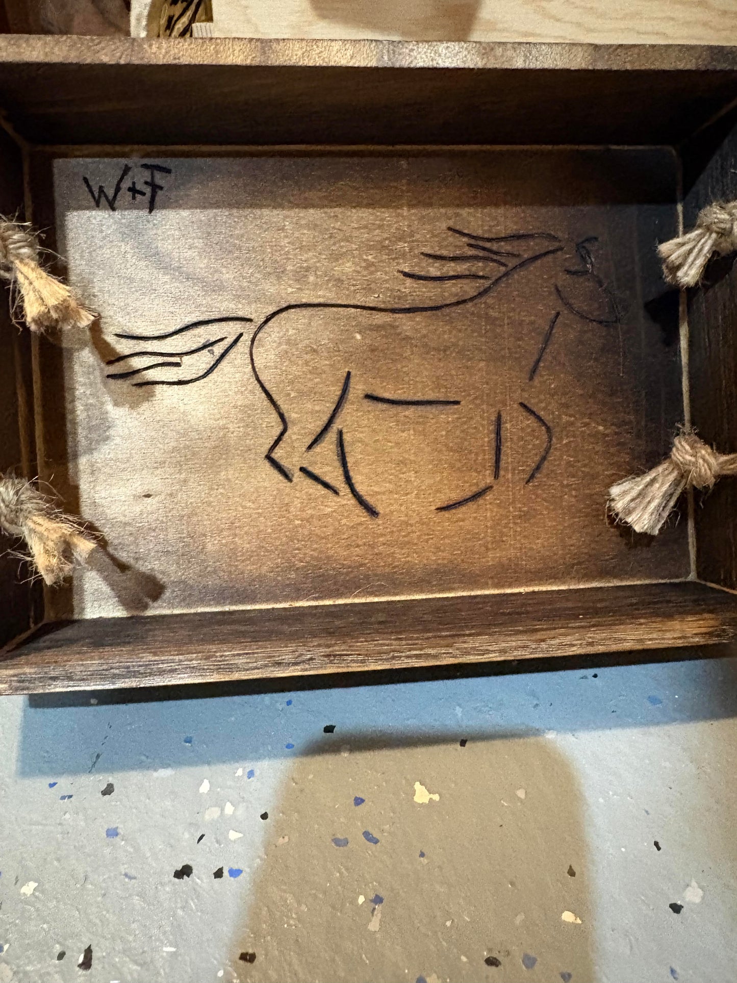 Running Horse Tray