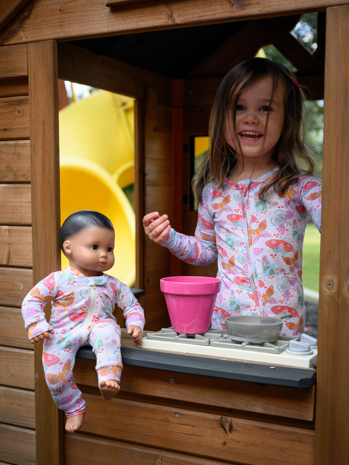 Lyocell Zip Sleeper: Midnight Butterfly Garden