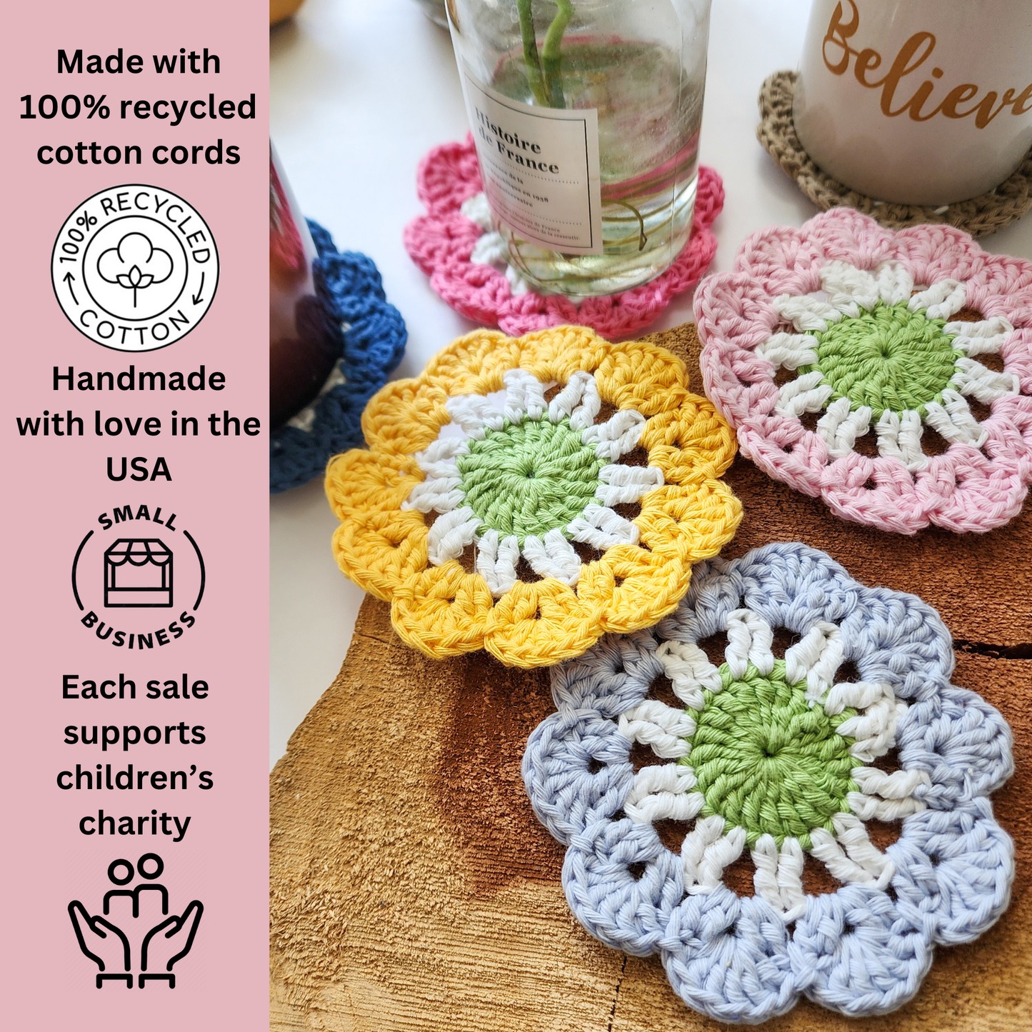 Handwoven Coaster Set