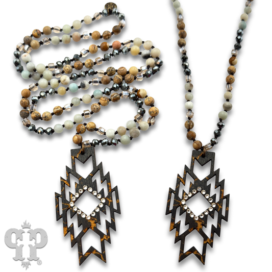 Aztec Pendant Necklace