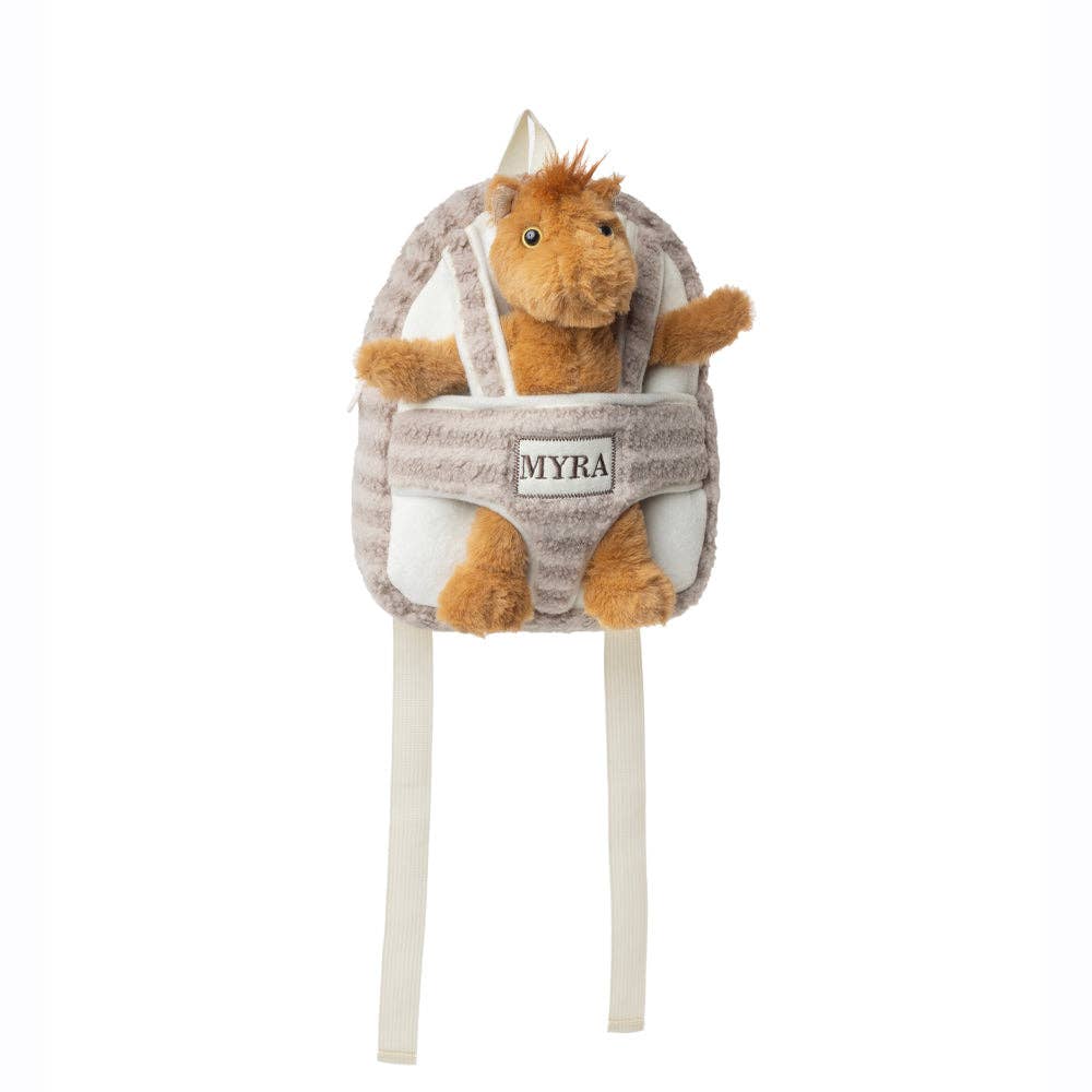 WhinnyPal Backpack: Toffee Brown