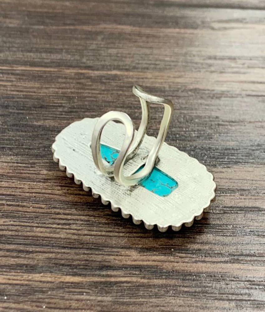 Turquoise Adjustable Ring