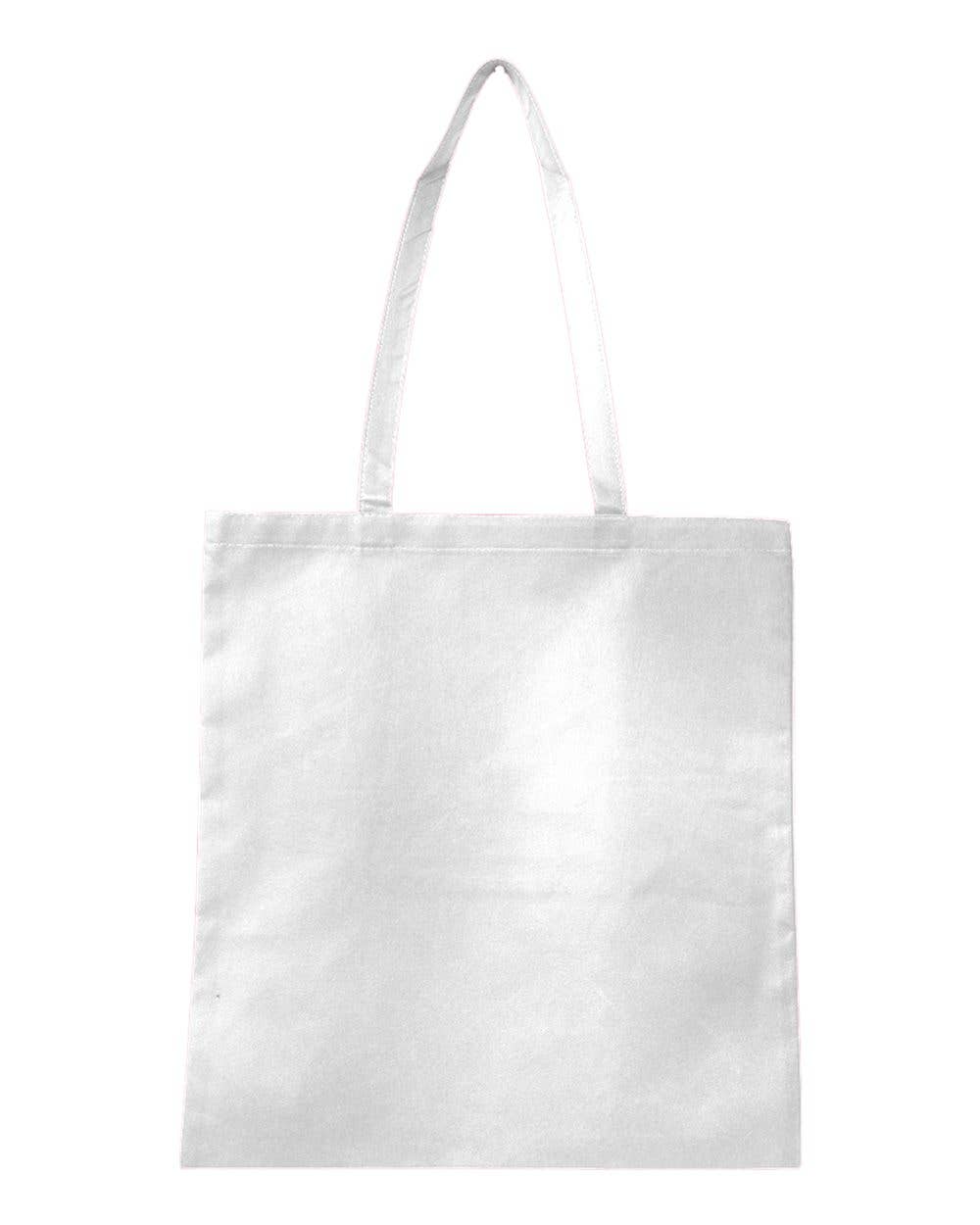Q-Tees Q126300 Non-Woven Tote Bag: Natural