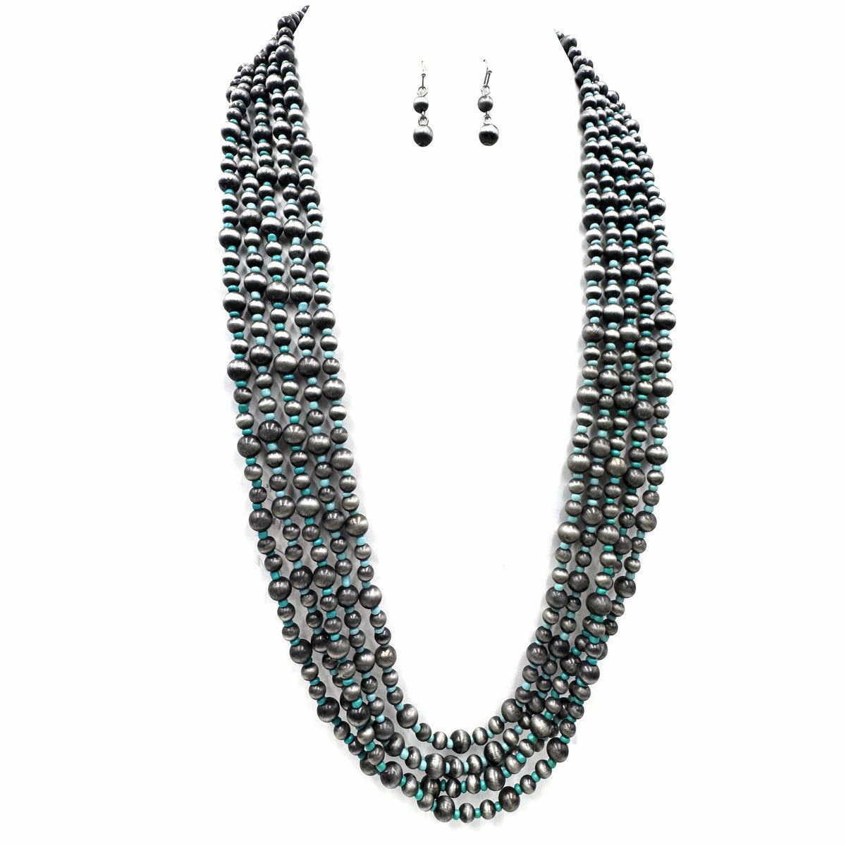 Layered Southwestern Opera Necklace