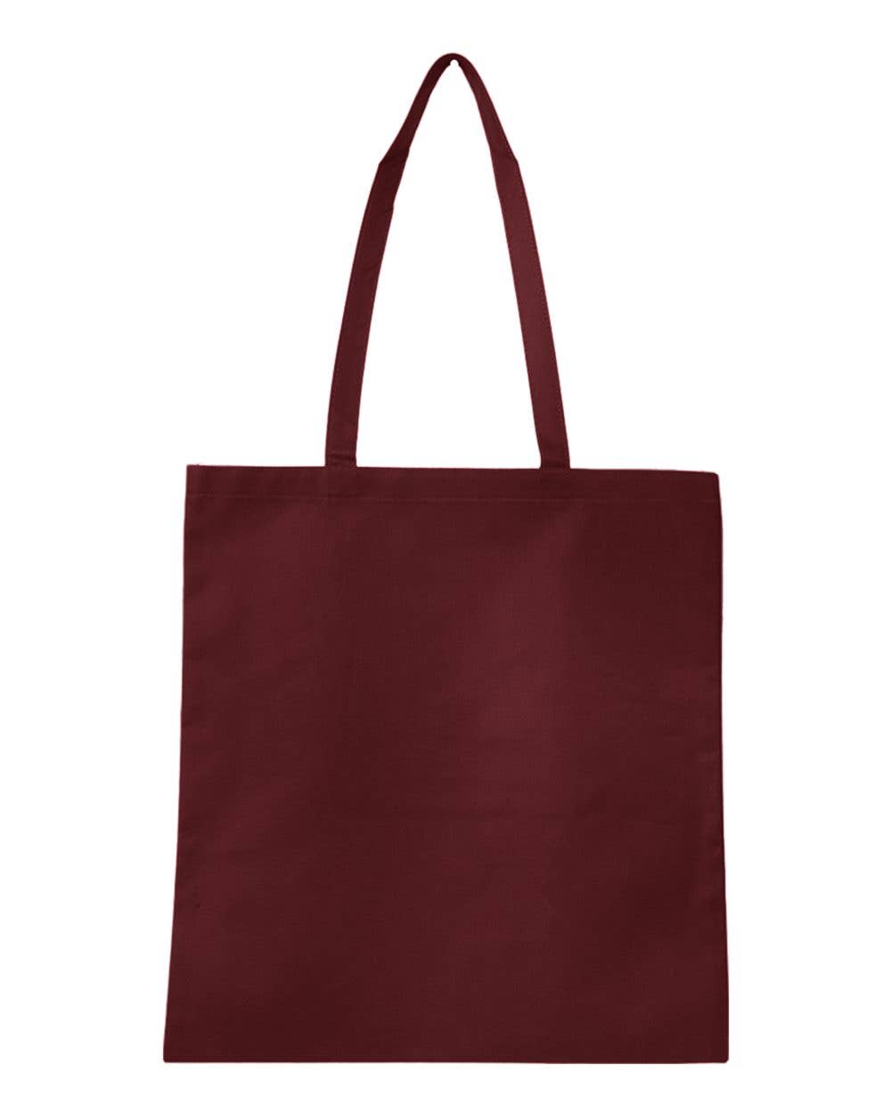 Q-Tees Q126300 Non-Woven Tote Bag: Natural