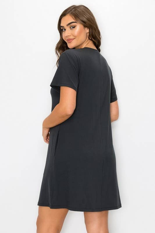 T- Shirt Dress with Pockets