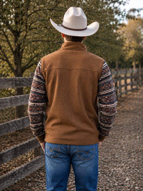 Men's Western Fleece Pullover