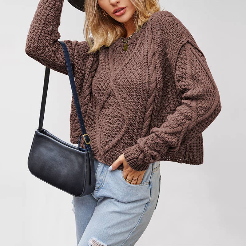 Chunky Cable Knit Sweater