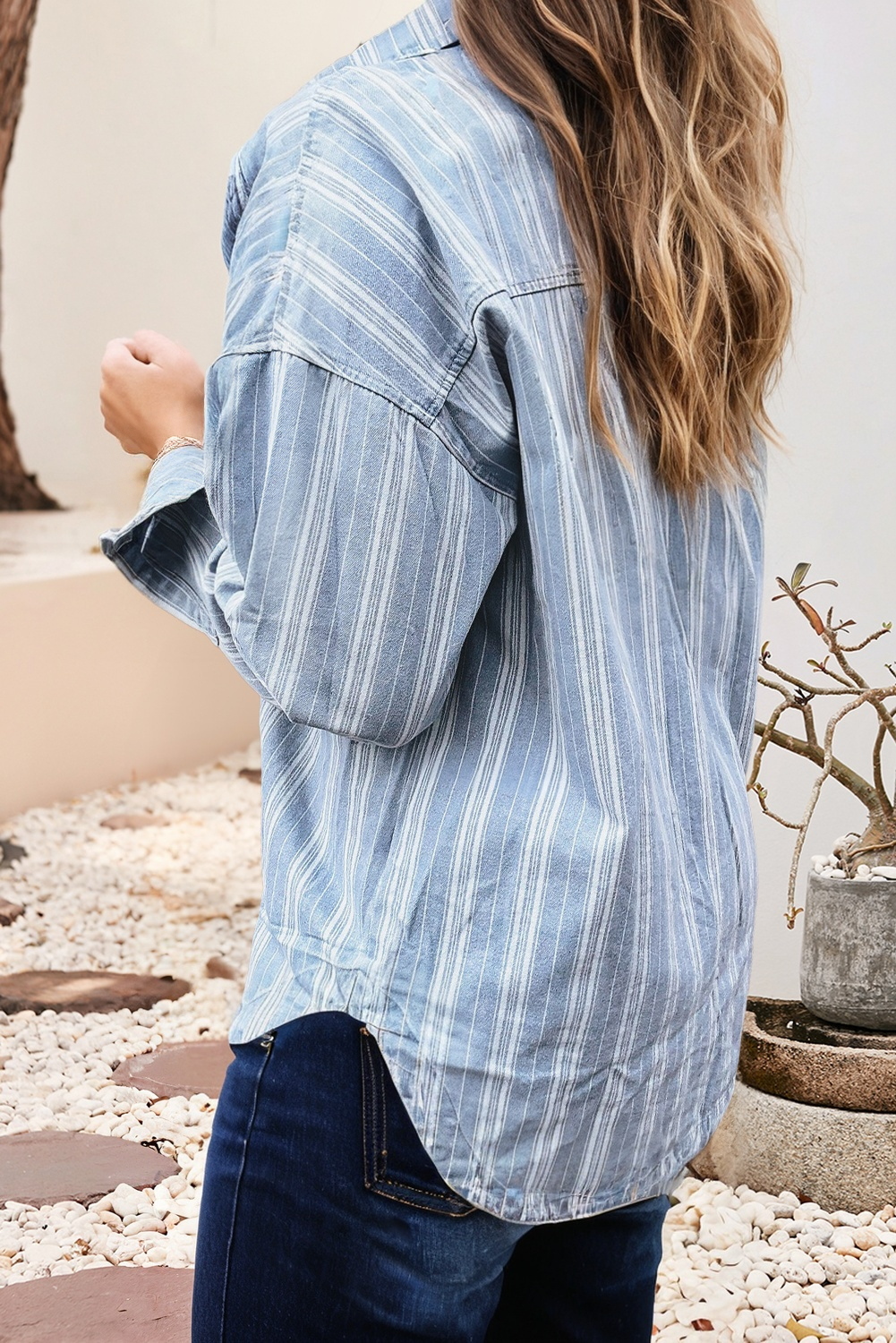 Boyfriend Classic Denim Shacket