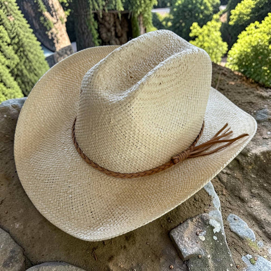Western Straw Cowboy Hat