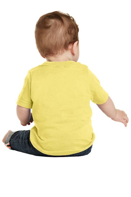 Port & Company® Infant Core Cotton Tee: Yellow / 12M